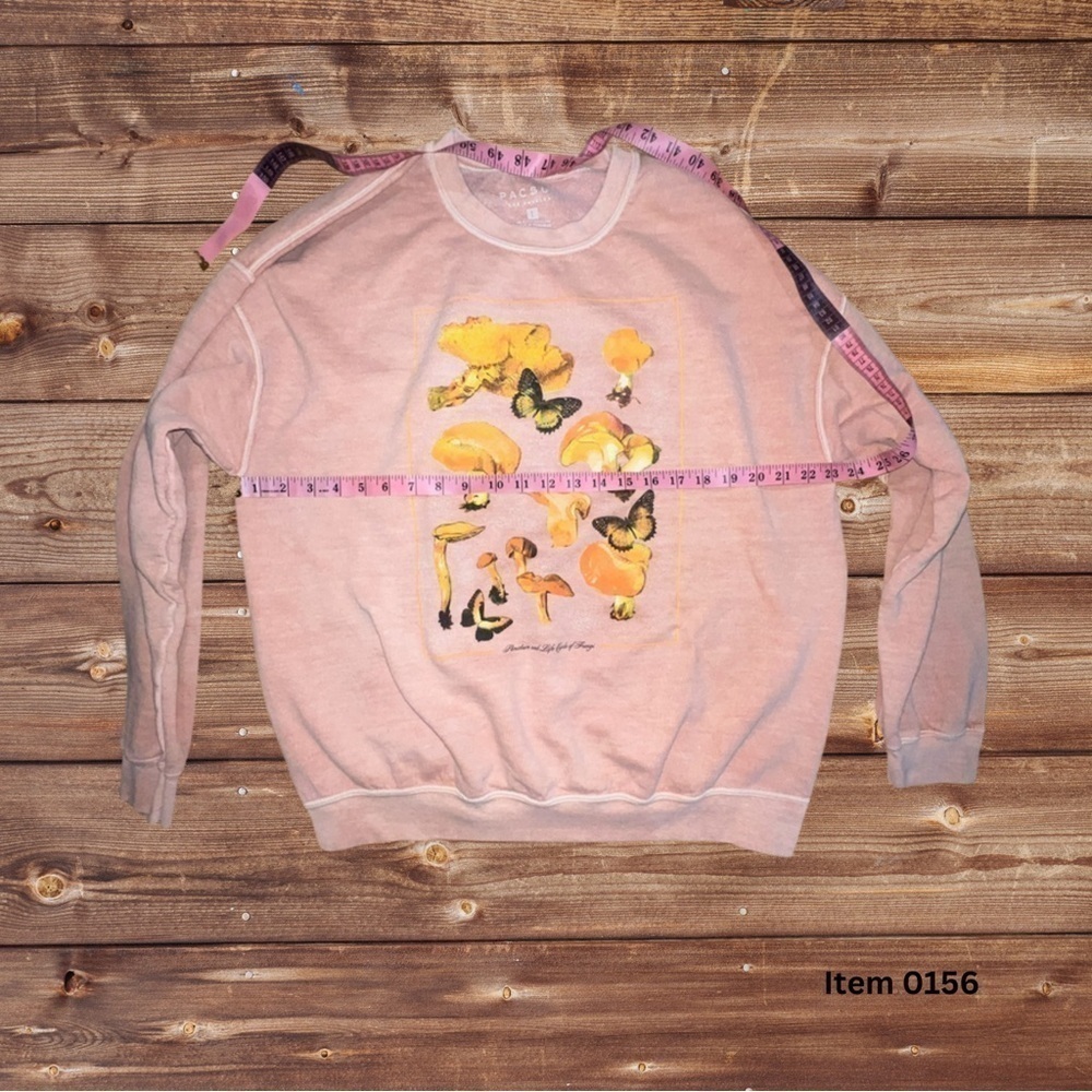 PacSun Mushroom Graphic Crewneck Sweatshirt - Large - Picture 3 of 6
